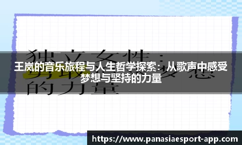 王岚的音乐旅程与人生哲学探索：从歌声中感受梦想与坚持的力量
